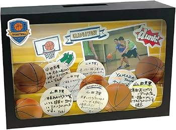 Amazon | UROCO+ 色紙 部活寄せ書きBOX バスケットボール メッセージ