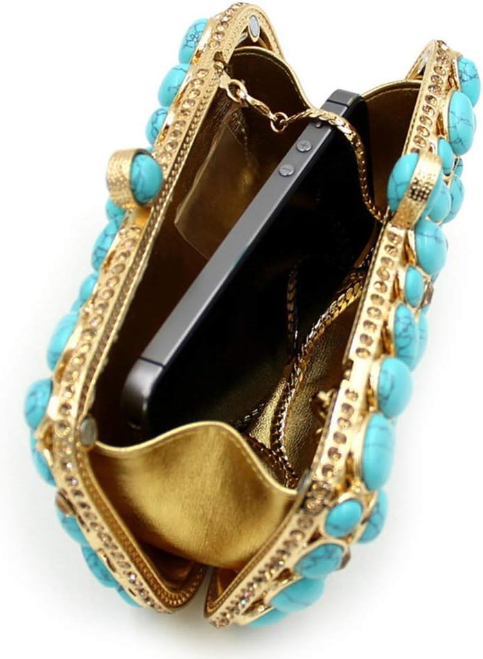 Ladies Wedding Clutch-Purse Chain Rhinestone Evening-Bag Diamond Luxury Handbag