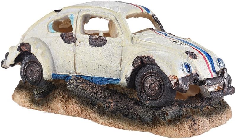 Decdeal Imitation Car Ornament for Air Bubble Stone Oxygen Pump Aquarium Fish Tank Decor