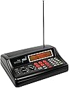 Whistler WS1025 Analog Desktop Scanner – Programmable Police/Fire/Weather Radio with 200 Channels and Backlit LCD Display – Easy-to-Use Base Unit – Black