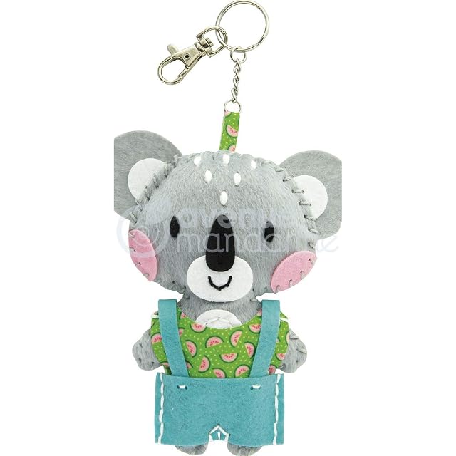Foto 3 de 6 de My Mandarine KC090C - Une boite Mini Couz'in comprenant une figurine en feutrine 7x3x18 cm, fil, aiguille et…