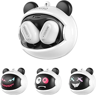 MINISO AI Kids Wireless Earbuds with Bluetooth 6.0, Translator Headphones with 134 Languages, 88dB Safe Volume, IPX5 Water Resistance, HD Sound for Kids & Teen, Ear Buds for Andro…