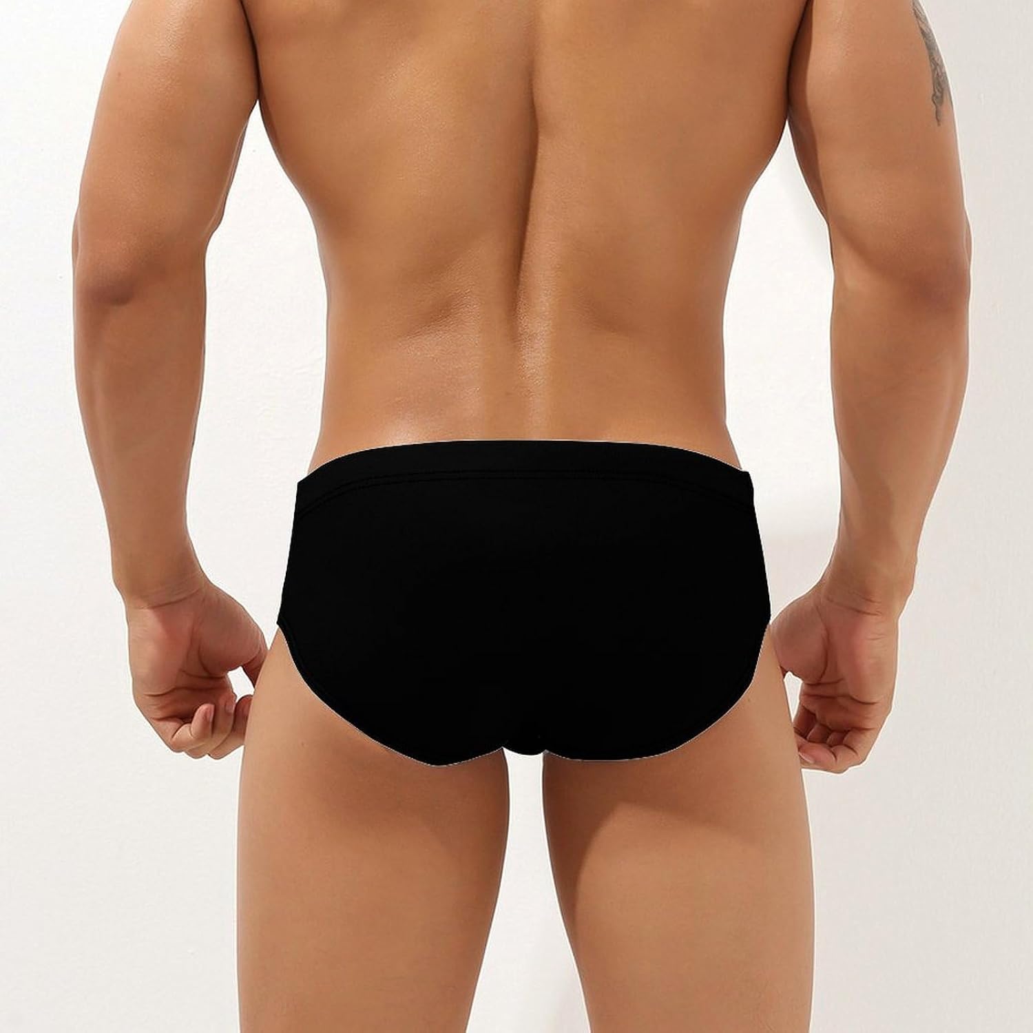 Chimpanzee Monkey Weed Novelty Men's Brief Swimwear Pants Swimming Trunks Beach Shorts Underwear