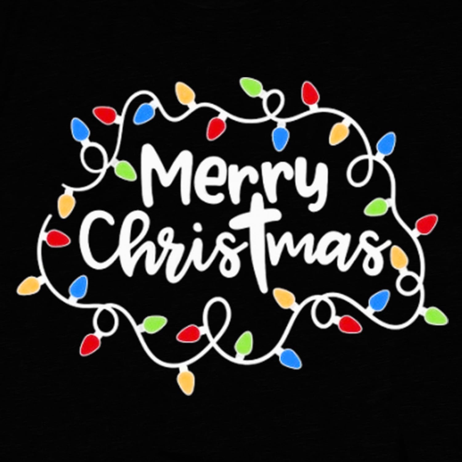 Christmas Shirts for Women Merry Merry Merry Christmas T-Shirt Xmas Holiday Tee Tops - Image 6