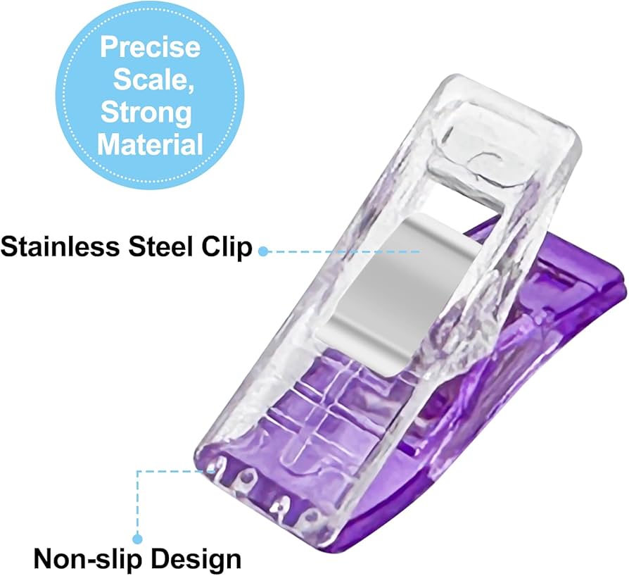 100 Pezzi Di Clip Da Cucito, Clip Da Cucito In Plastica, Accessori Da Cucito Per Merceria Clip Fai Da Te Per Cucito Uncinetto E Molti Altri Usi Colori Assortiti 87600399