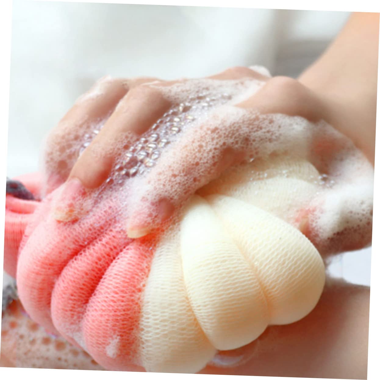 Didiseaon 6pezzi Bath Per Doccia Morbido e Resistente Spugna Esfoliante Per Corpo Per Relax e Pulizia Della Accessorio Da Bagno Rete