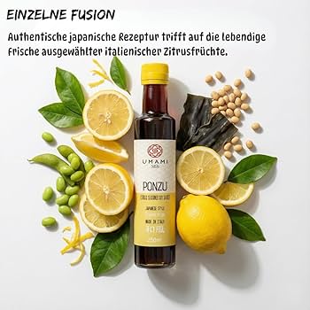 Umami Japanische Ponzu 250ml - Aus Sizilianischen Zitronen Und