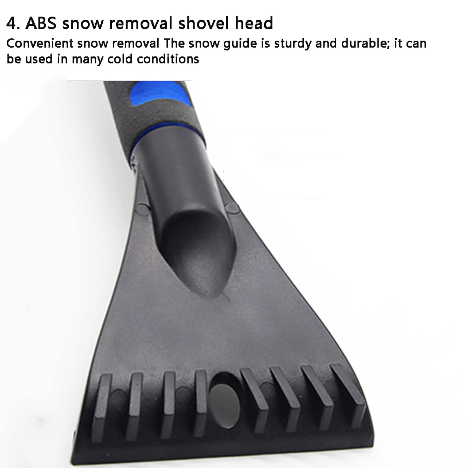 Brosse à Neige grattoir à Glace Pelle à Neige 51 Pouces Brosse à Neige de Voiture Extensible avec grattoir en Caoutchouc et grattoir à Glace, Pas de Rayures, Outil de Balai de déneigement