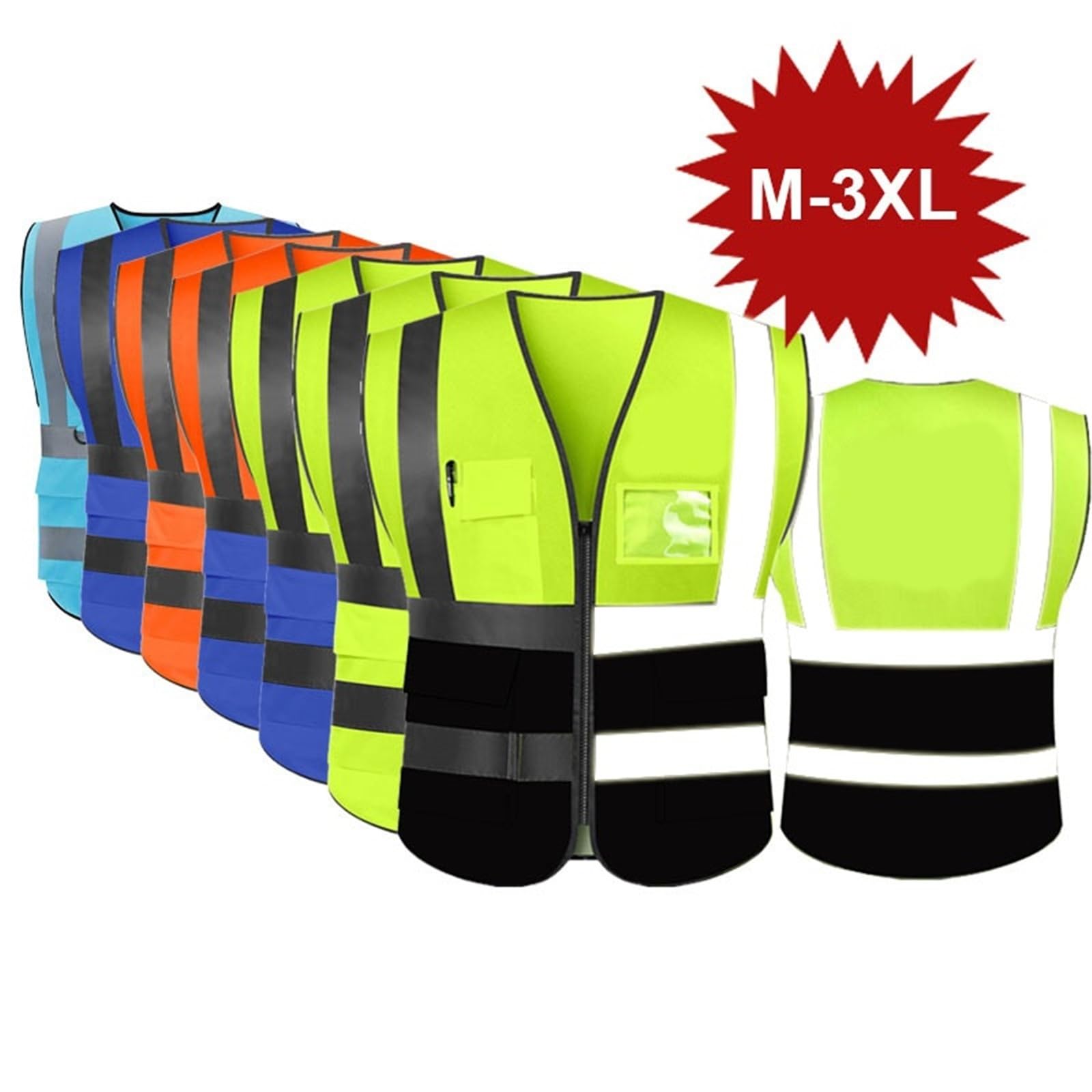 Gilet riflettente ad alta visibilità