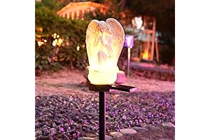Celestial Guardian: Solar-Powered Graveside Christmas Ornament