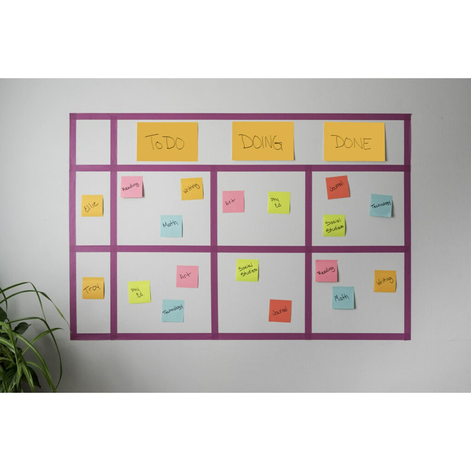 Post-it® Haftnotizen, 7,6 x 7,6 cm, verschiedene Farben, 90 Blatt pro Block, 12 Blöcke