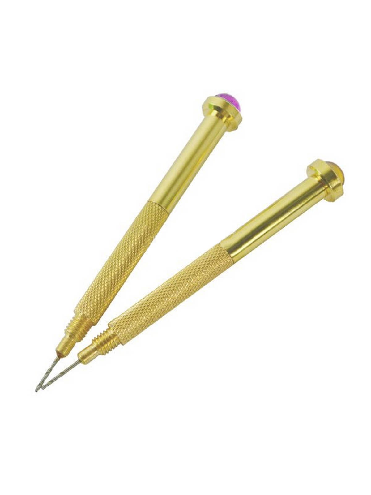 2pcs Nail Art Design Tips Dangle Pierce Piercing Hand Drill DIY Tool