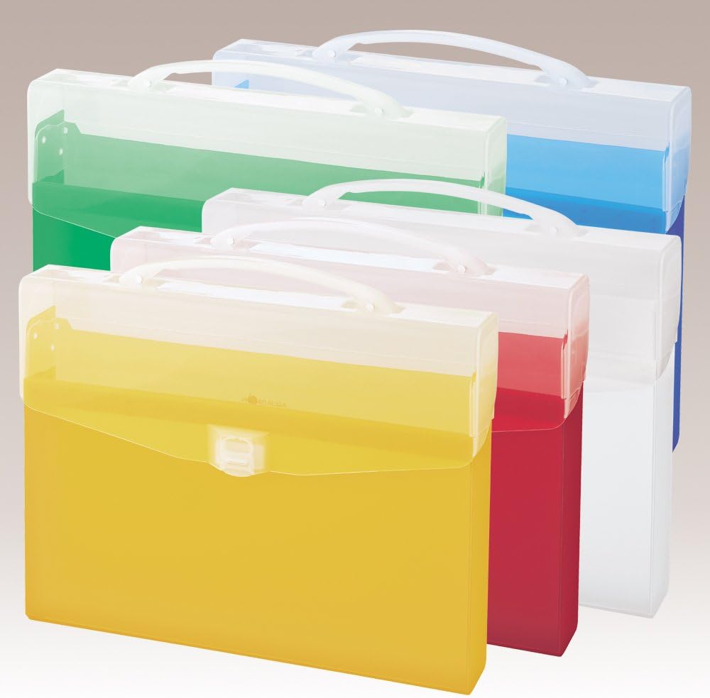 Lihit Lab Congress Bag File Case A4 Blue A5007-8