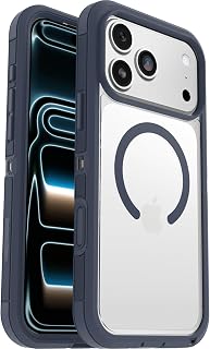 OtterBox Defender ProXT Hülle,iPhone 17 Pro Max,Transparent/Blau