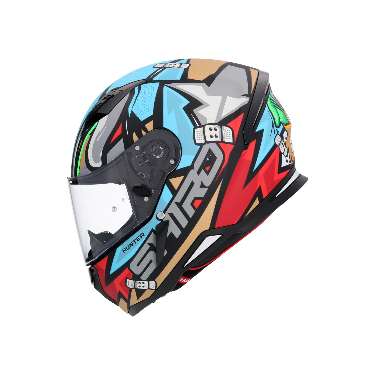 BI ESSE Casco da moto integrale Casco di sicurezza stradale veloce Unisex Adulto Cool Rider Biker Sport Crash Helmet Equipment Quattro stagioni Biker Road Helmet