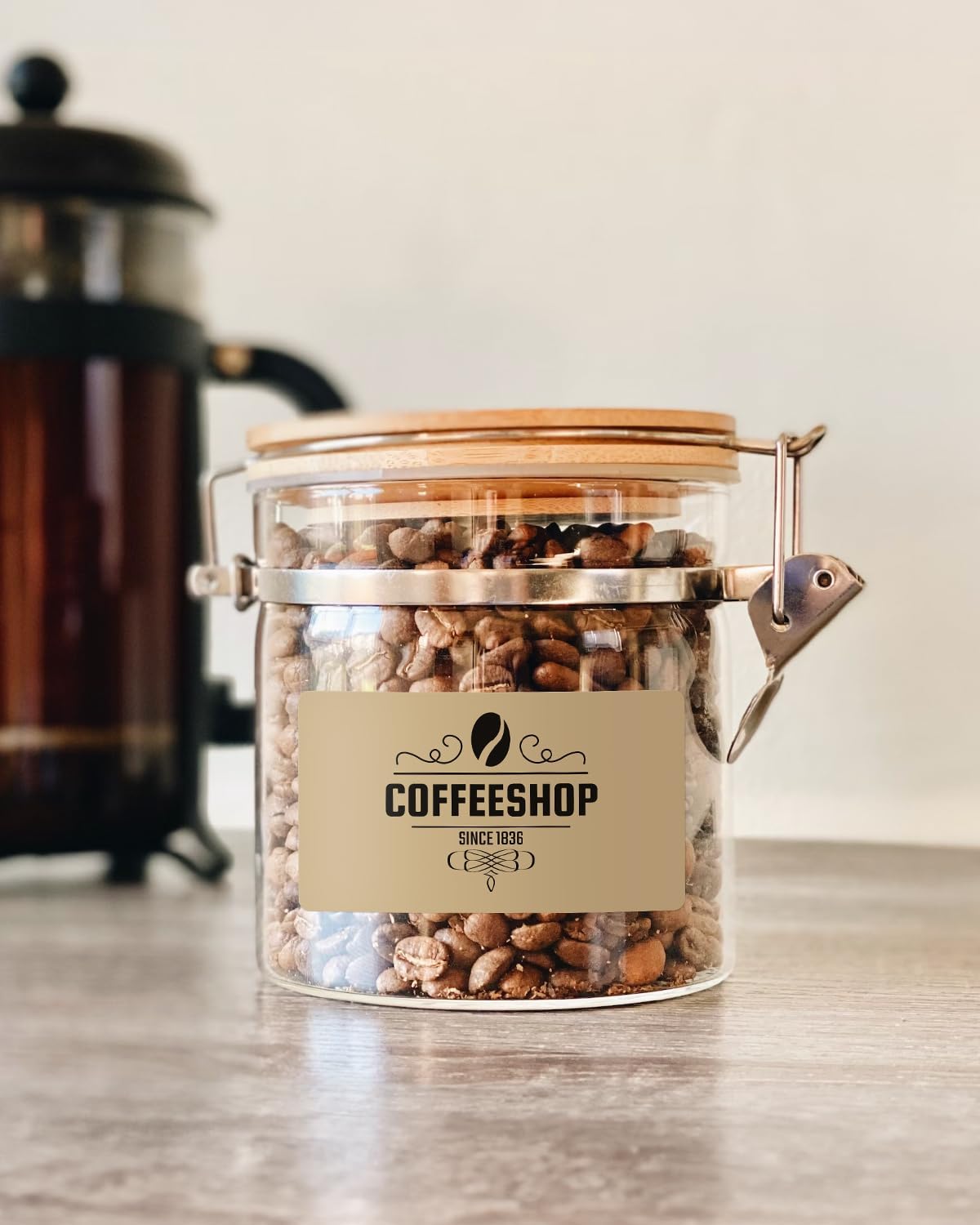 MUNBYN 2.25"x1.25" Thermal Sticker Labels, Brown Self-Adhesive Barcode Label Paper for Direct Thermal Printer and Business, Multi-Purpose Rectangle Address Shipping Mailing Stickers,1000 Sheets/Roll - Image 3