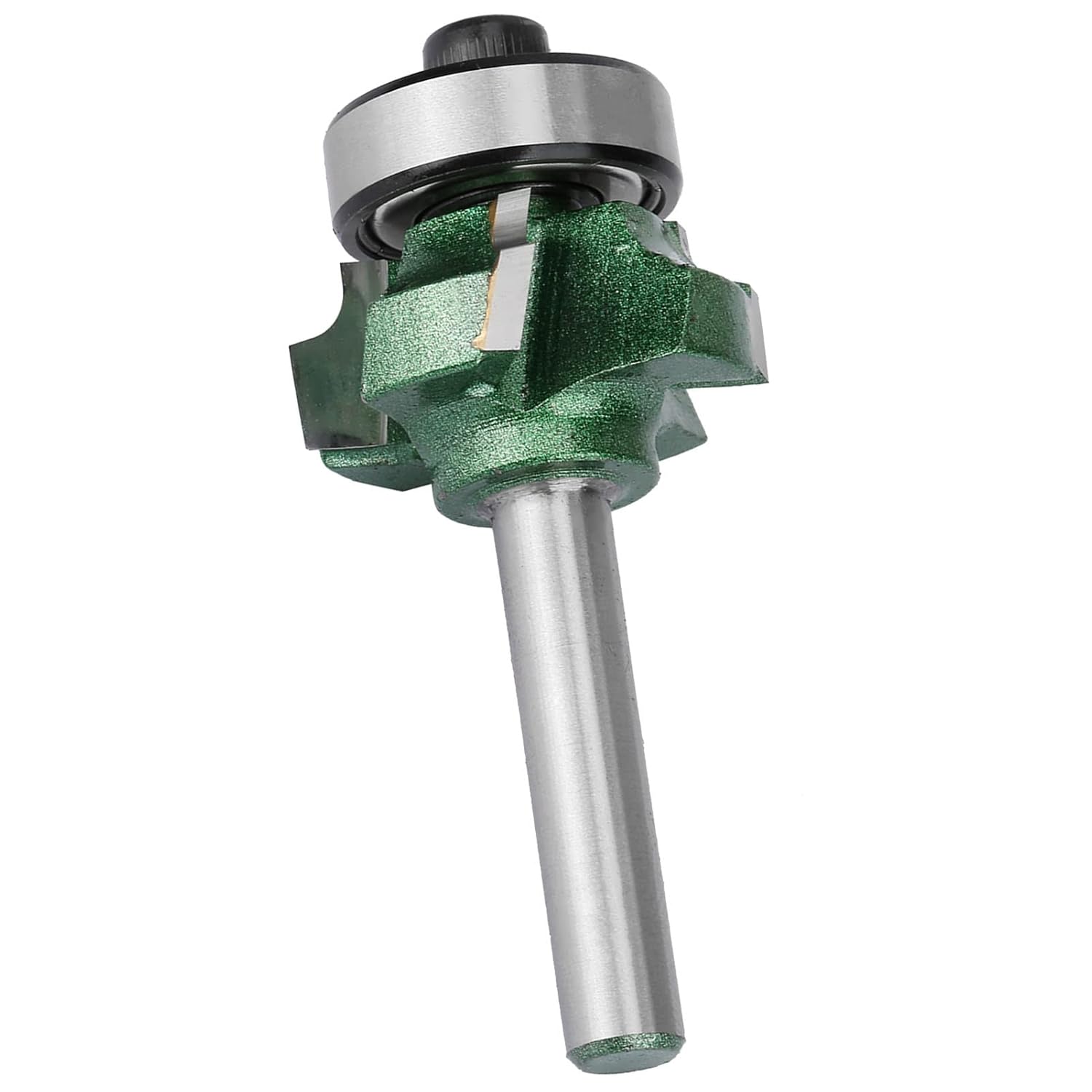 Woodworking Milling Cutter 4 Teeth Trimming Cutter Trimmer Router Bit for Banding Trim (1/4 * R3)