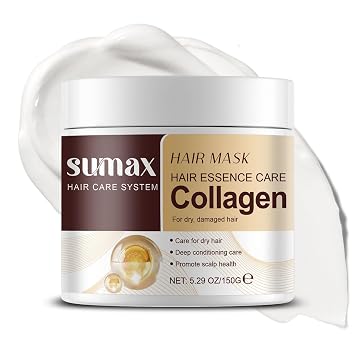 Sumax 150g Collagen Care Hair Mask - Strengthen Hair Structure, Increase Elasticity, Make Hair Smooth