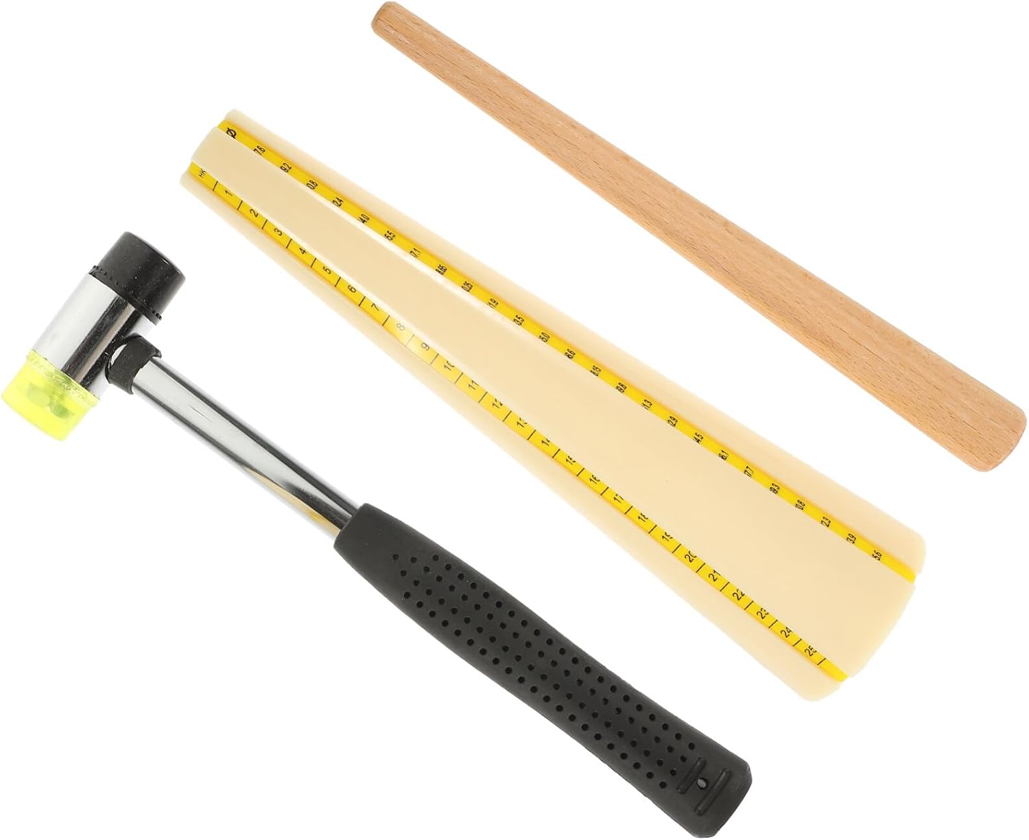 EXCEART 1set Adjustable Jewelry Mandrel Hammer Kit Shaper Tool for Wedding Repair Mandrel and Hammer for Jewelry Making and Sizing Adjustments