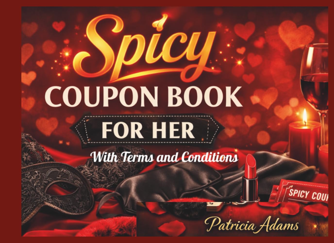 Spicy Coupon Book for Her: 50 Naughty Vouchers and Romantic Love Tokens for Couples, Wife, Girlfriend - Perfect Flirty Gift for Anniversary, Birthday, and Valentine's Day