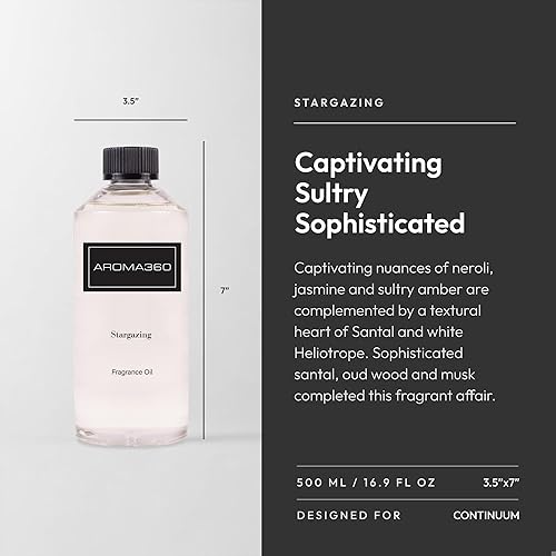 Miniatura 341 de Aroma360 Dream On - Mezcla de aceites aromáticos – 16.9 fl oz – Aceite difusor de aromaterapia perfumado con té blanco sereno, aloe vera curativo