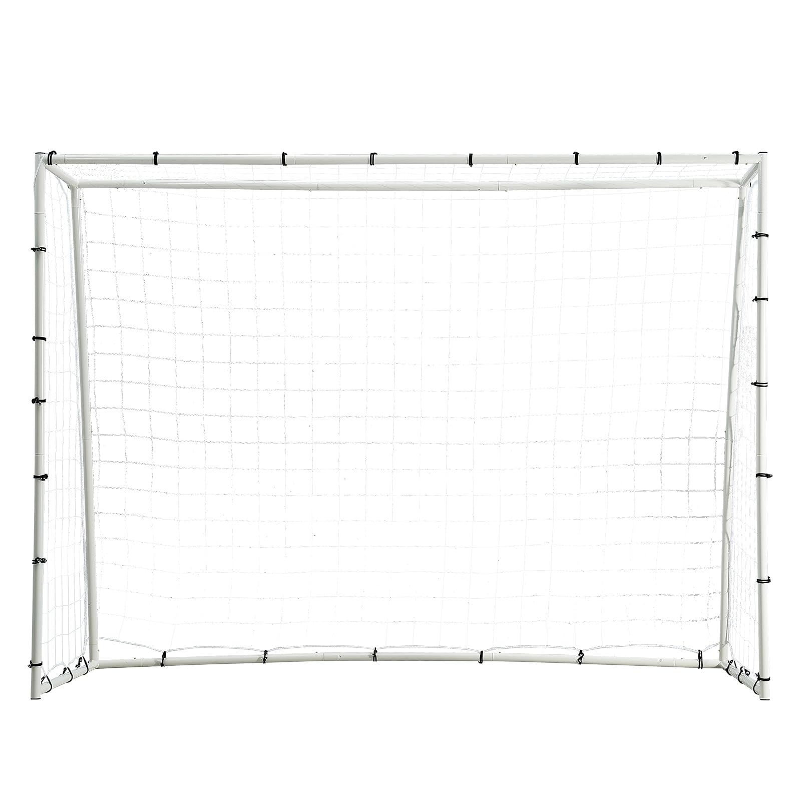 VEVOR Entrenador de rebote de fútbol, equipo de entrenamiento de fútbol de hierro, pared de rebote de fútbol deportivo, red de rebote de doble cara, fácil montaje, perfecto para practicar en el patio