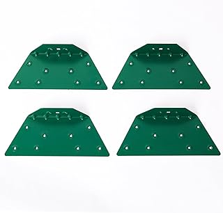 4 Pcs EZ Frame Brackets Accessories, A-Frame Brackets for Wooden Swing Set Beam, High Strength Support Fitting, Green