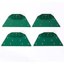 4 Pcs EZ Frame Brackets Accessories, A-Frame Brackets for Wooden Swing Set Beam, High Strength Support Fitting, Green