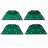 4 Pcs EZ Frame Brackets Accessories, A-Frame Brackets for Wooden Swing Set Beam, High Strength Support Fitting, Green