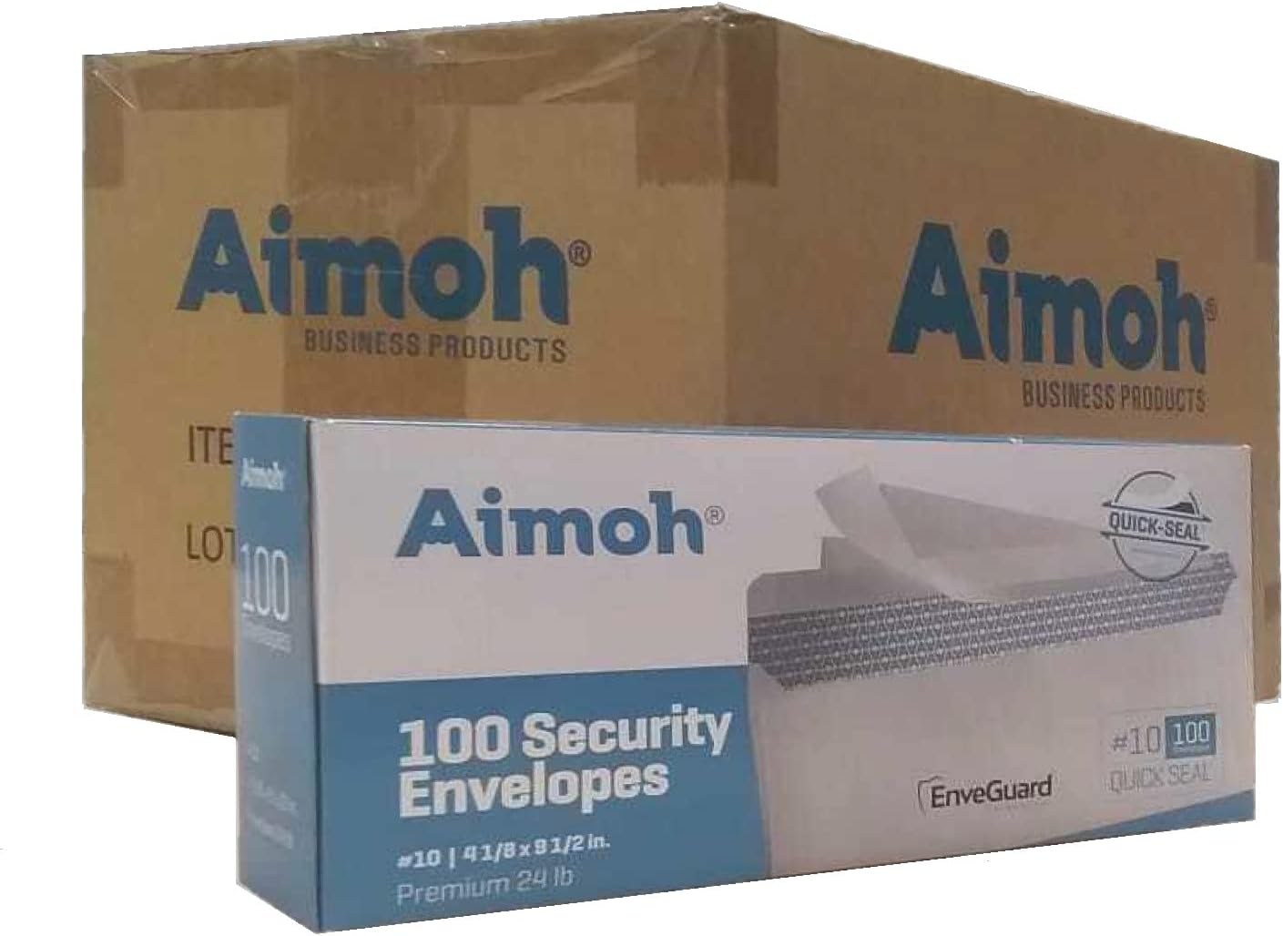 Aimoh #10 Security Tinted Self-Seal Envelopes (2,400 Ct.) Thumbnail