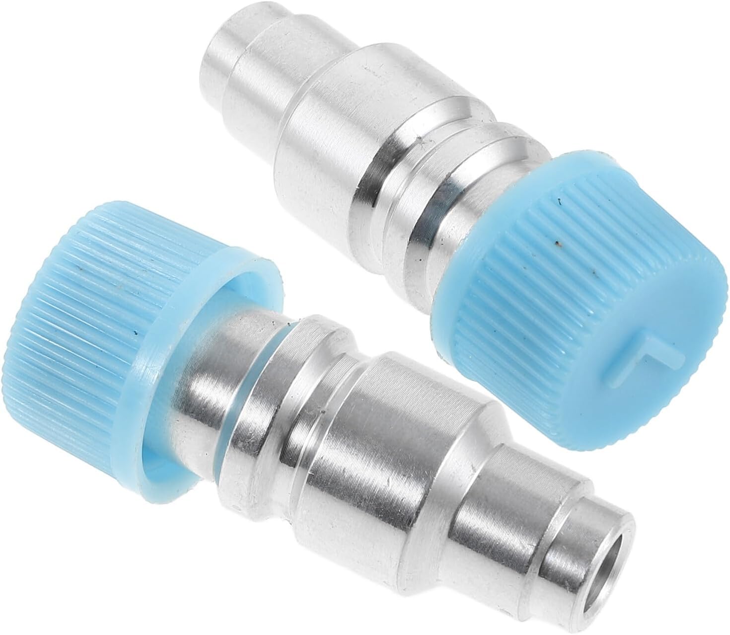 LABRIMP 2pcs Car Ac Air Conditioner Adapter Fittings High and Low Pressure Quick Connect Converter for Automotive Refrigerant Charging and Hose Coupling