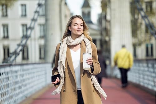 Miniatura 10 de Funda de silicona para maletero de vaso YETI de 20 onzas, 30 onzas, protección más segura y menos ruido para taza de café Yeti de 30 onzas y 20