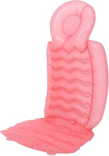 Almohada y Cuello con Ventosas para Ducha para y SPA Soporte Completo para Cuerpo Color Rosa