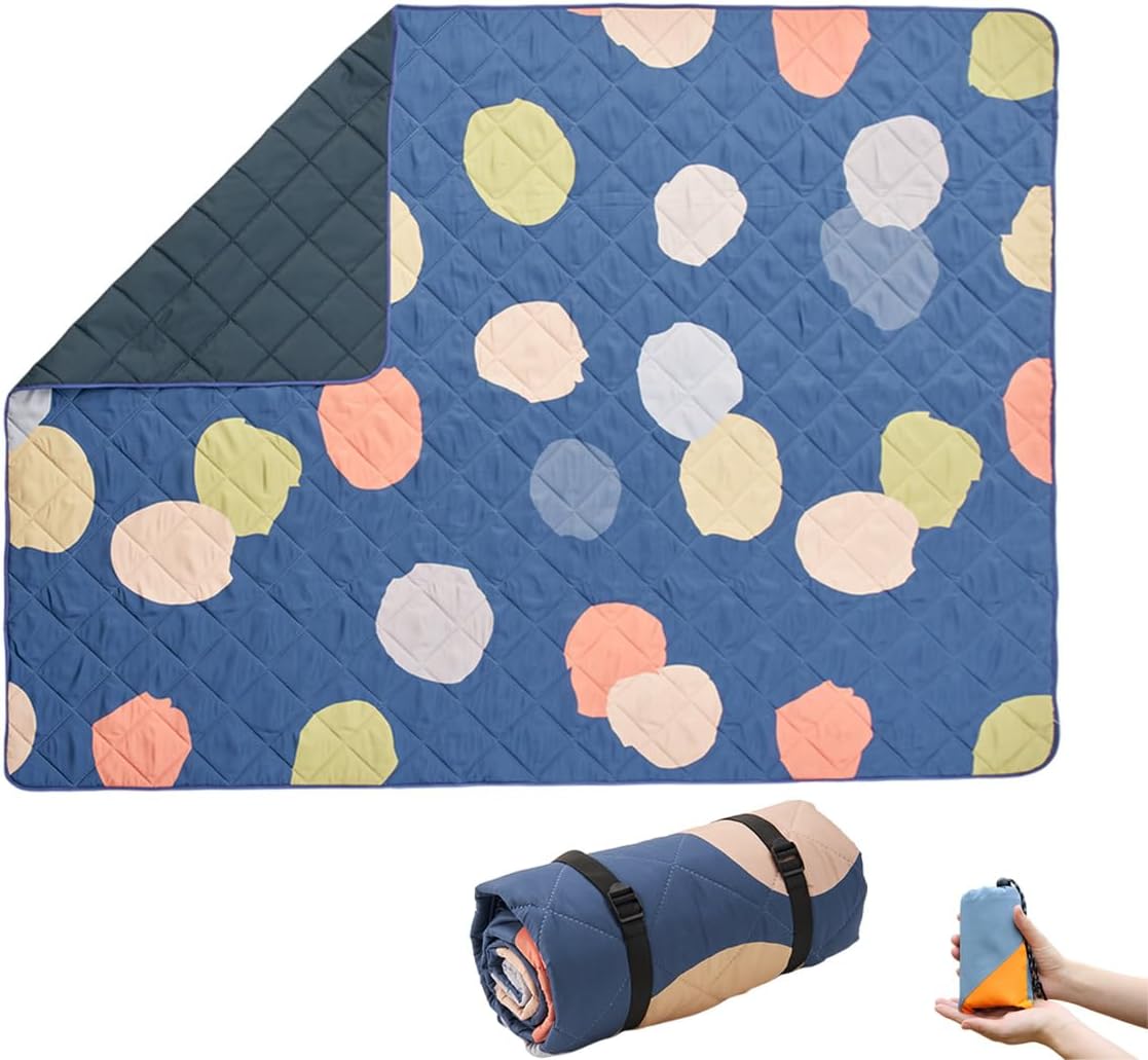 Orga'Neat Pocket Blanket & Padded Picnic Blanket, 2 Pack