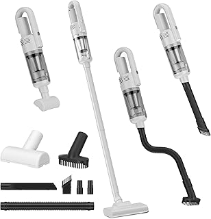 COCCKO Aspiradora sin Cable, 6000PA Aspirador Vertical Inalámbrico, Diseño Antienredos, Filtro HEPA, 6 en 1 Multifunción, Ligero 545g, para Suelo/Alfombra/Pelos de Animales