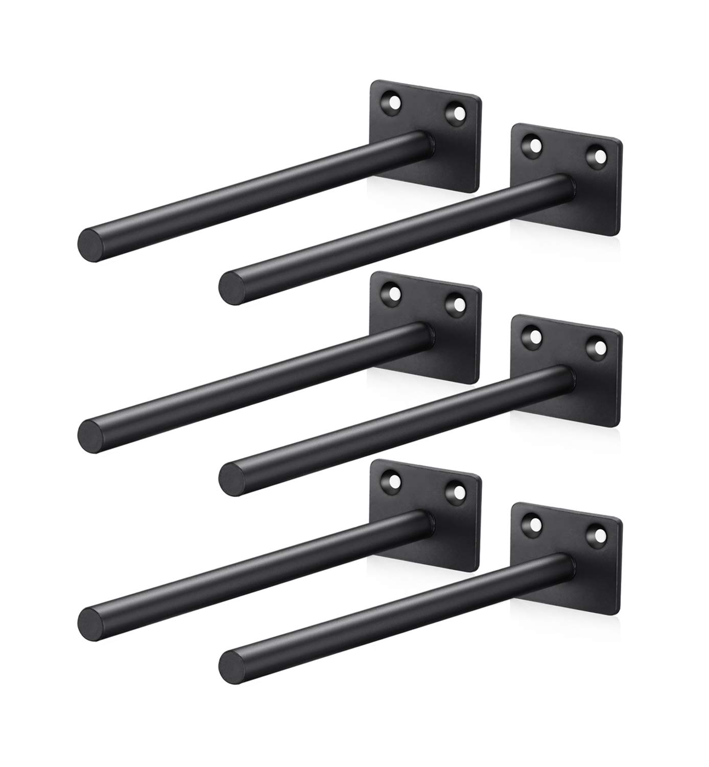 Buy Elibbren 8 Inch Hidden Floating Shelf Brackets 6Pack, Heavy Duty