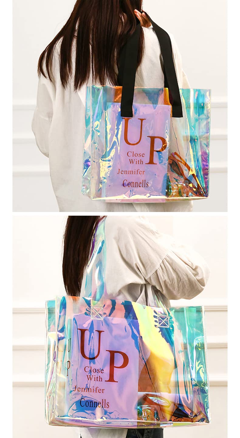 Amazon | デシカキ ビニールビーチバッグ PVC素材 ファッション