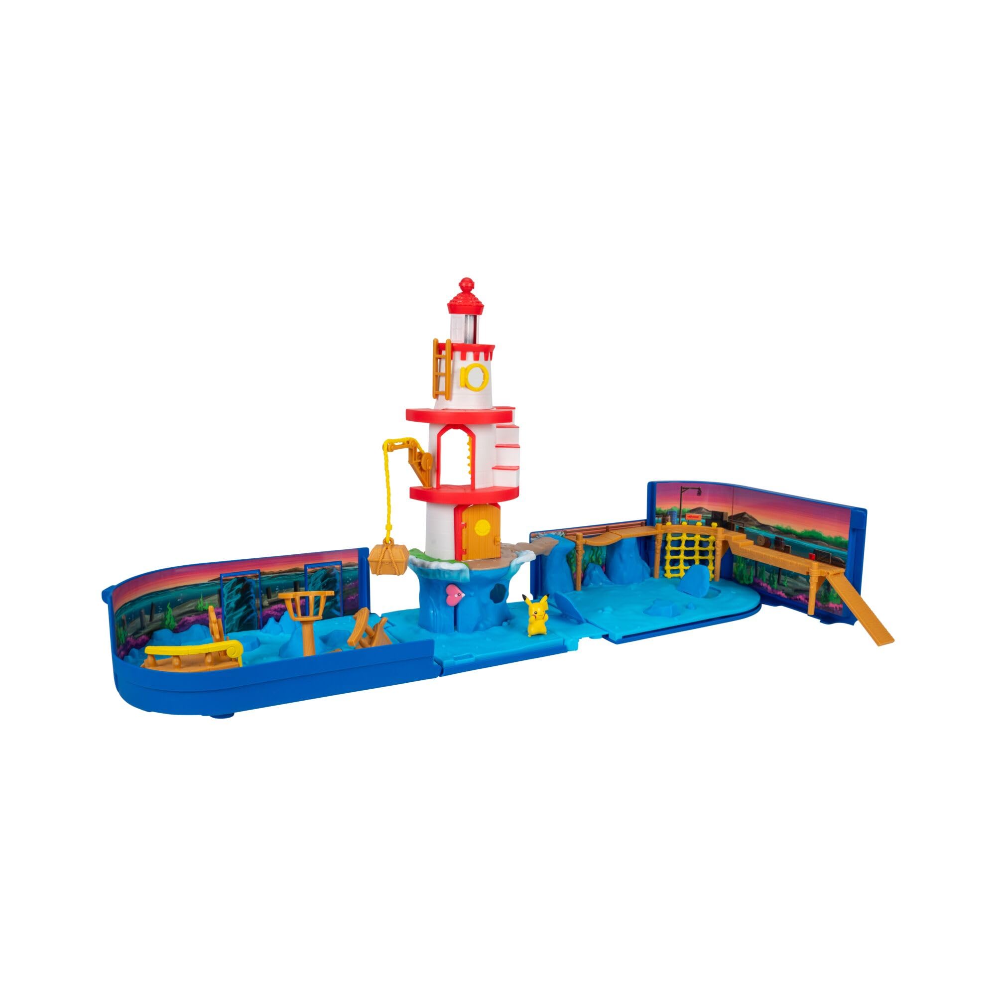 Pokemon Carry Case Lighthouse Exploration Backpack Playset