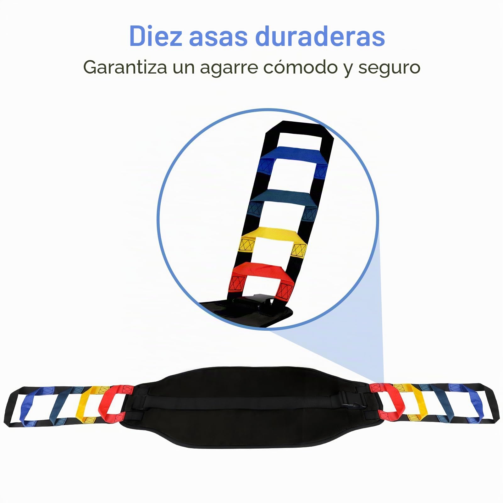 Correa de transferencia, cinturón de transferencia para ancianos, cinturones de marcha para personas mayores, cinturón de elevación de pacientes resistente, ayuda de elevación de movilidad, cinturón