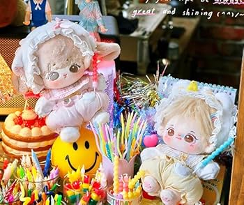 【3点セット】赤&amp;青 エプロンワンピ 20cm ぬいぐるみ服 ぬい服 K-POP 10cm20cmぬいぐるみ用 着せ替え服 ぬい服 コスチューム 赤ずきん