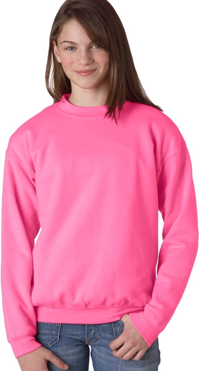 Pink gildan crewneck Clearance