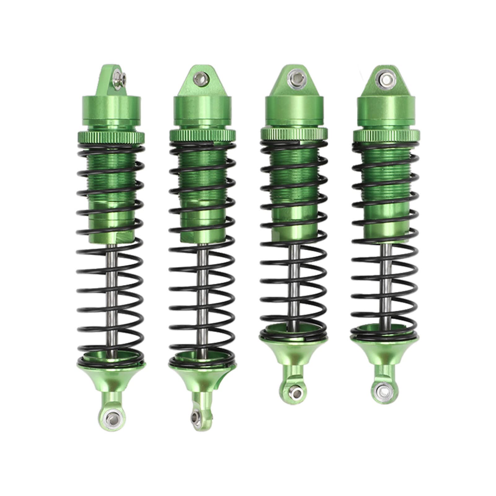 Amortyzatory RC ze stopu aluminium Premium regulowane przednie tylne amortyzatory dla Senton 1/10 RC Car 4 szt. Zestaw (Green)