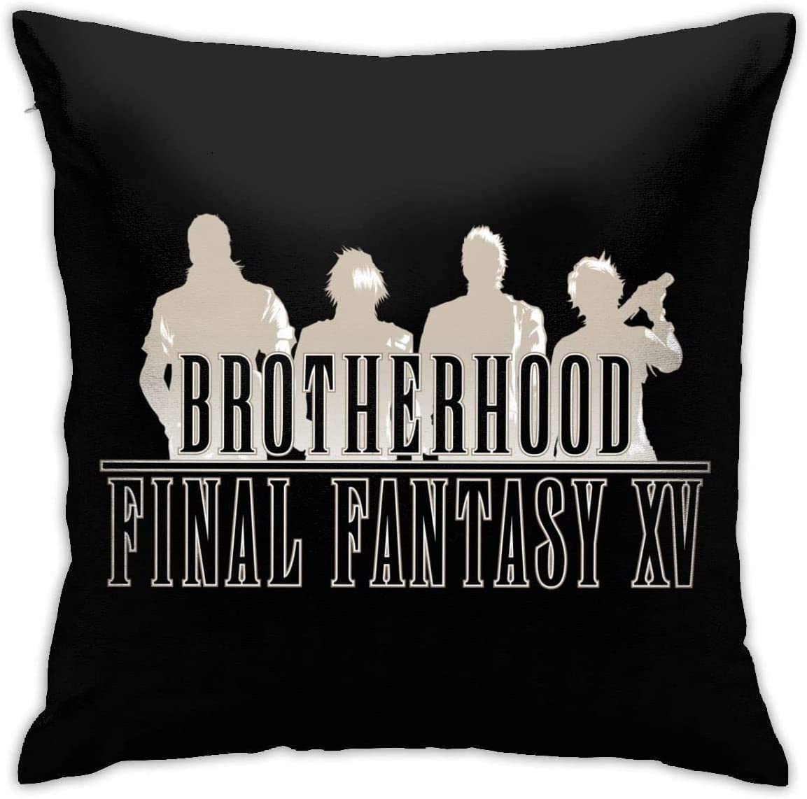 Final Fantasy XV Pillow Case Covers Decorative Home Sofa Bed Standard Square Throw Pillowcase Protectors Zipperes 26x26Inch(65cmx65cm)