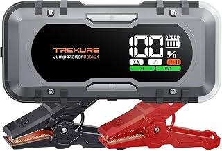 TREKURE Beta04 8000A Jump Starter for All Gas & 12L Diesel - 27000mAh 65W Power Bank, 600LM Light, Force Start