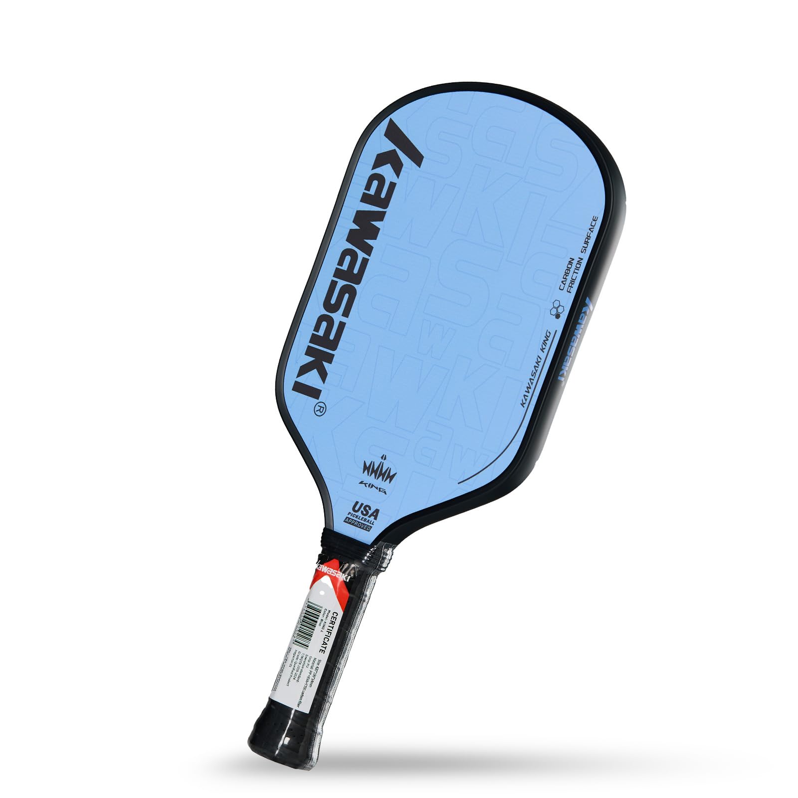 Kawasaki T700 Pickleball Schläger Kohlefaser 14mm PP Honeycomb Kern USAPA Genehmigt Turnierstufe mit Cover Case