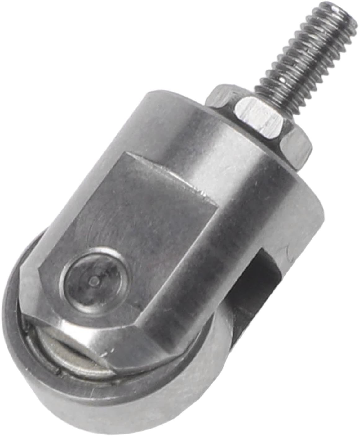 Roller Point for Dial Indicator Wheel Probe, M2.5 Thread, 10mm Stainless Steel Roller Tip with Non-Return Nut, Compatible with Digital