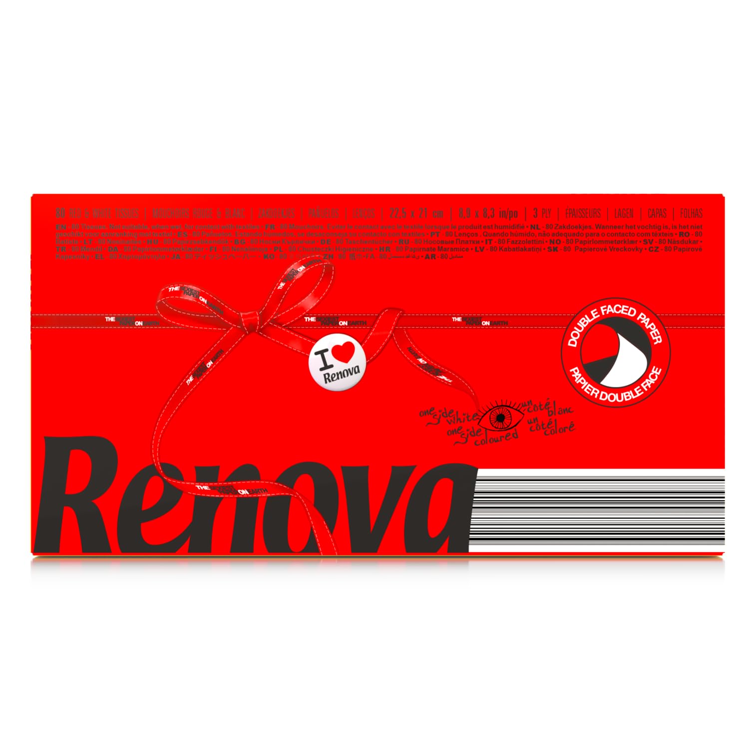 Renova Facial Tissues Red Label Red – 80 Tissues