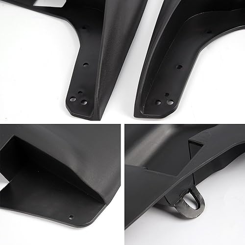 Miniatura 4 de Nueva aleta de barro moldeada delantera y trasera sin borde compatible con Ford Super Duty F-250 F-350 F-450 F-550 1999-2010 2000 2001 2002 2003