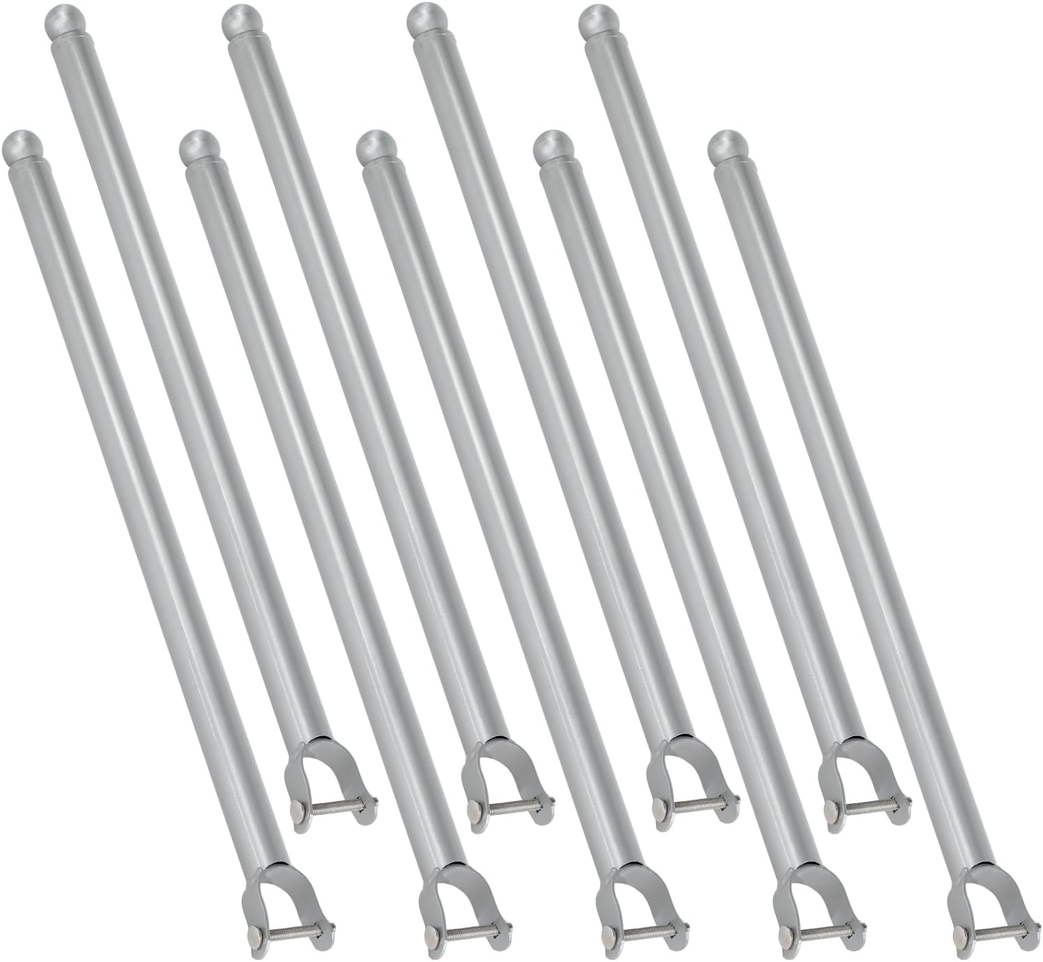 FarmLuLu 9 Pack Chain Link Fence Post Extender, 25" Fence