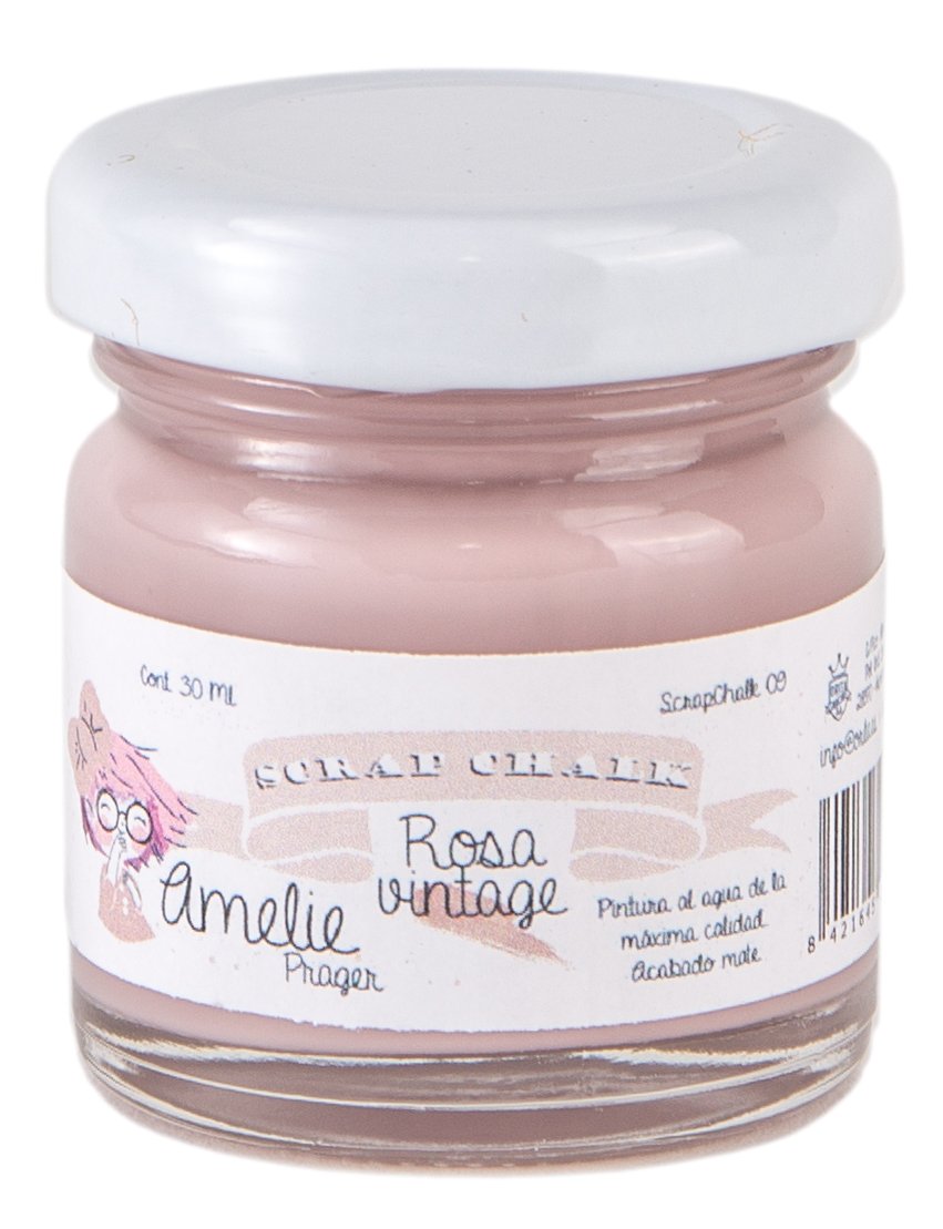 Amelie Prager Kit3001 - Pack de 12 botes de colores básicos para pintura a la tiza